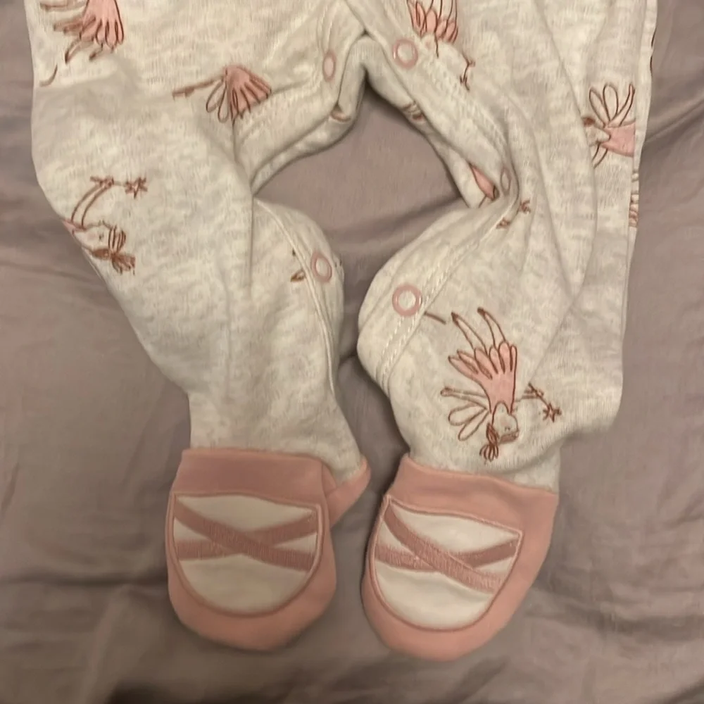 Carter's sleep and play fairy print pajamas